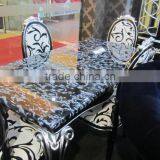 Marble Dining Table With Classic Chair D1019 thumbnail-1