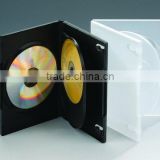 14mm Translucent DVD Case for 3 Disc with Double insert
