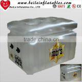 60cmL Square Transparent PVC inflatable ice cooler