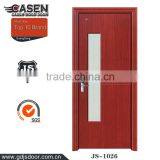 China Supplier New Fashion Design Interior Frosted Shatterproof Glass Bathroom Door for Home Decoration thumbnail-2