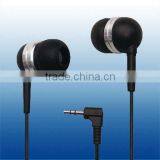 3.5mm L Shape Plug Plastic Handsfree Headphone Earbuds With Mic thumbnail-3