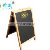 Wooden decorative blackboard with stand