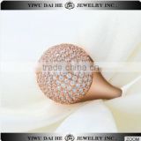 daihe fashionable silver cheap wedding ring set
