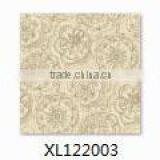Clearance Printing Non Woven Wallpaper, Yellow Retro Flower Wall Covering for Basement , Noble Wall Mural Price thumbnail-2