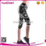 HOT Wholesale Custom Womens Printed Leggings Tights Quality Choice thumbnail-2