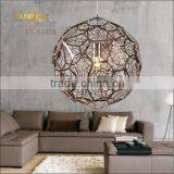 ST-5340B Sunbelt D400mm Stainless Steel Globe Lamp,laser Carving Ball Pendant Lamp,globe Laser Carving Lamp Made in China. thumbnail-5