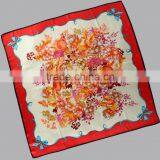 Fashion Factory Direct Custom Screen Printed Silk Scarf Quality Choice thumbnail-2