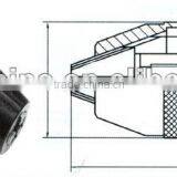 Keyless Drill Chucks With Thread Mounted