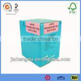 Customized Fashion Printed Blue Gift Box