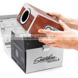 Mini LCD Projector for Huawei Mobile Phone Smartphones,DIY Cardboard Projector Connect Mobile Phone