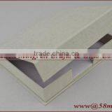 Leahter Fabric Linen Wood Photo Album Storage Packaging Box thumbnail-3