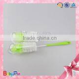 2015 Wholesale USA House Flexible Silicone Cleaning Brush Baby Feeding Bottle Brush Tree Quality Choice thumbnail-1