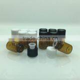 Small Size Essential Oil Bottle 2ml Glass Vial for Perfume, Amber Glass Vial thumbnail-3