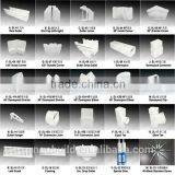 Building Materials Name Plastic K-style Large Diameter Plastic Drain Pipe Clear PVC Gutter thumbnail-1