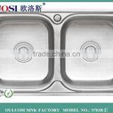 New Design Twins Equal Bowl Kitchen Sink Manufacturers thumbnail-1