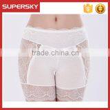 K-961 Lace Trim Women Safety Slim Elastic Short Legging Girl Underwear Short Lace Leggings thumbnail-5