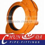 DN125 high manganess steel bend concrete pump clamp