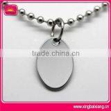 Wholesale Custom Blank Oval Dog Tag