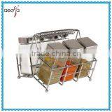 Glass Condiment Spice Sauce Cruet Set for Cooking