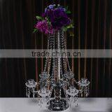2016 Birthday Decoration Wholesale Candlestick Holder Wedding Crystal thumbnail-3