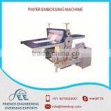 High Speed Automatic Paper Embossing Machine Available at Factory Price