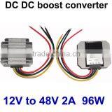 DC DC Step up Power Supply Module 12V (10V-30V) to 48V 2A 96W Converter Waterproof