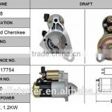 Jeep auto starter motor OEM M1T84981 for 99-02 Grand Cherokee 12V 1.2KW 10T CW Lester17754