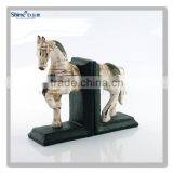 Polyresin Wood Finidh Horse Cute Bookends Animal Bookends thumbnail-4