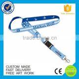 Hot Sale Logo Printed Custom Polyester Lanyard With Metal Hook thumbnail-2