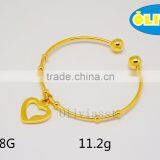 Olivia Fashion 304 Stainless Steel Charm Bracelet Bangle, New Stainless Steel Bangle Bracelet thumbnail-3