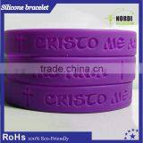 Fashion Unisex Silicone Wristbands New Design Promotional Customized Rubber Silicone Bracelet thumbnail-2