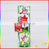 Custom Christmas Tree Cardboard Paper Mailing Tube With End Caps Hot Sale Christmas Gift Paper Tube With Cover thumbnail-1