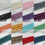 Wholesale 6MM White Color Pearl Round Beads Jewelry Accessories thumbnail-2