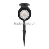 New Design Plastic Black Shell 3 Strong White Leds Garden Lawn Solar Light thumbnail-4