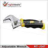 RIGHTTOOLS RT-J347 Professional Quality CR-V Adjustable SPANNER Wrench