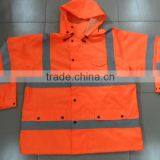 EN 471/ANSI High Quality hi Vis Orange Safety Parka thumbnail-1