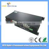20Km 16 Channel Fiber Optic Video Transmitter and Reciever