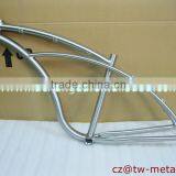 Titanium cruiser bicycle frame customized Ti cruiser bike frame with disc brake