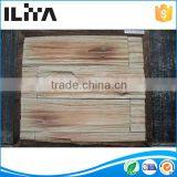 Hot Sale Log Cabin Wood Stone Wall Tile TV Background Wall Design (YLD-22001) thumbnail-3