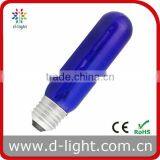 long bar light,Black Blue Indicator Bulb E27 40W T32
