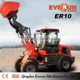 Everun Brand 1.0 Ton Small Wheel Loader Zl-10 With Floating Function