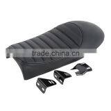 Black Hump Cafe Racer Motorcycle Seat Saddle For Suzuki GS Yamaha XJ Honda CB thumbnail-1