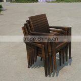 Leisure Rattan Furniture Cheap Wicker Garden Table and Chair (2107+2048) thumbnail-3