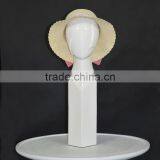 Fashion Long Neck Female Mannequin Head Display For Hat/wig thumbnail-4