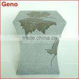 Home Decoration Polyresin Cement Color Stool thumbnail-1