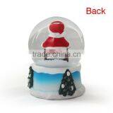 2016 Resin Musical Christmas Water Snow Globes thumbnail-3
