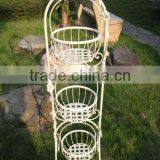 Lovely 3-Tier Vintage Classical Antirust Metal Antique Decorative Outdoor Patio Garden Flower Pots thumbnail-1