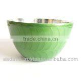 Food Grade Aluminium Green Enamel Stylish Serving Bowl thumbnail-1