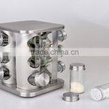 12 Pieces Stainless Steel Spice Jar Condiment Container Set thumbnail-3