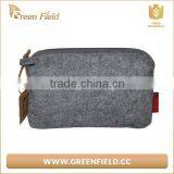 Grey Felt Organizer Bag Cosmetic Storage Bag thumbnail-5